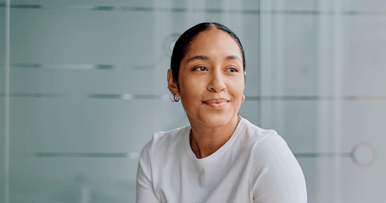 Woman thoughtfully considering important facts about medical abortion before making a pregnancy decision.